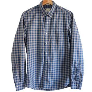 J Crew Secret Wash Stretch Checkered Cotton Slim Fit Small Button-Down Shirt